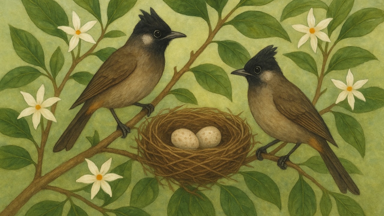 The Bulbuls and the Parijat: A Gentle Reminder from Nature
